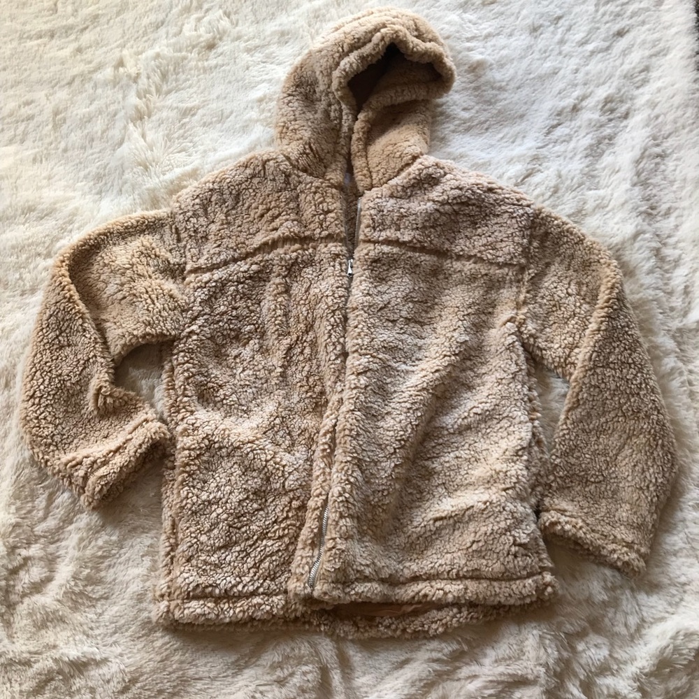 Sherpa Hooded Coat